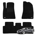 WENNEBIRD Superior Carpet Floor Mats for 2017-2023 Tesla Model 3, Premium All Weather Anti-Slip Waterproof Floor Liners, 0.6 Inch Thickness Rugs, Car Interior Accessories – 3pc @ $129.98