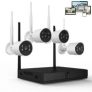 TOPVISION 4pcs Security Wired Camera System, 8CH 3MP NVR Home Security, 1080P IP Security Surveillance Cameras with Color Night Vision, IP66 Waterproof, for Indoor Outdoor, No HDD (Wireless Wi-Fi) @ $89.99