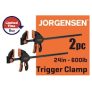 2-Pack Jorgensen  E-Z Hold 24-in 600lb Trigger Clamp @ $19.98