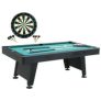 Barrington Billiard 84-in Arcade Pool Table w/Dartboard Set @ $299.00