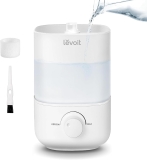 LEVOIT Top Fill Humidifiers for Bedroom, 2.5L Tank for Large Room, Easy to Fill & Clean, 28dB Quiet…