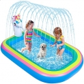 iBaseToy Splash Pad Sprinkler Pool for Kids Toddlers – 68″ Unicorn Sprinkler Splash Mat @ $8.60