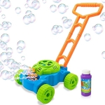 ArtCreativity Bubble Lawn Mower – Electronic Bubble Blower Machine – Learn to Walk Toys – Fun Bubbles Blowing Push Toys for Kids – Bubble Solution Included – Birthday Gift for Boys, Girls, Toddlers