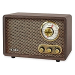 Victrola Retro Wood Bluetooth FM/AM Radio with Rotary Dial @ $36.86