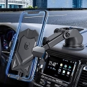 Manords Car Phone Mount Holder for Dashboard Windshield Compatible with All iPhone & Android Cell Phones @ $8.80