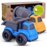 Aigitoy Toddler Car Toys for 3 4 5 Year Old, BPA Free, Phthalates Free, PVC, Dump Truck, Mixer Cement, Easter Basket Christmas Birthday Gifts for 3 4 5 Year Boy Girl. @ $14.99