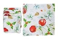 Christmas Napkins – Christmas Cloth Napkins Holiday Napkins Cloth Napkins Set of 6 Linen Napkins Table Napkins Christmas Dinner Napkins Cloth Fabric Napkins Reusable Napkins Cloth Washable 18