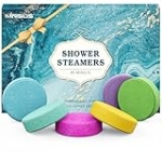 MINSLIS Shower Steamers Aromatherapy Stocking Stuffers 6 Scents, Christmas Gifts for Women Elegant Packaging Birthdays Gifts for Mom, Natural Essential Oil Home Spa Self Care & Relaxing @ $2.49