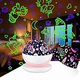 Star Projector Baby Night Light, Unicorn Room Decor for Girls Bedroom, 2 in 1 Room Lights for Bedroom, LED Skylight Astronaut Light Projector, Christmas Lights Indoor for Best Friend Gift. @ $6.29