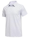 Mens White Polo Shirt Short Sleeve Golf Shirts for Men Dry Fit 2XL Polo Shirts for Men Casual Print Polos Hawaiian Shirts @ $24.99