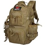 YAKEDA Military Tactical Hiking Backpacks/Day pack 3 Day Assault Pack Laptop Backpack with Mesh Pockets (Mud Color) @ $9.84