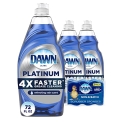 Dawn Dish Soap Platinum Dishwashing Liquid + Non-Scratch Sponges for Dishes @ $12.91