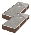 Whitmor Zippered Underbed Bags Java Set of 2 Pieces @ $7.50