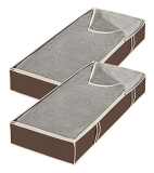 Whitmor Zippered Underbed Bags Java Set of 2 Pieces @ $7.50