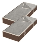 Whitmor Zippered Underbed Bags Java Set of 2 Pieces @ $7.50