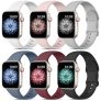 SNBLK 6 Pack Compatible with Apple Watch Band 38mm 40mm 41mm 42mm 44mm 45mm 49mm for Women Men @ $4.99