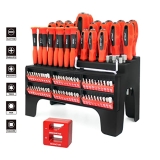 B BOCHAMTEC 101-Piece Magnetic Screwdriver Set with Organizer Rack @ $17.99