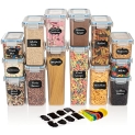 CLEARSPACE Airtight Food Storage Containers –14 Pack BPA Free Kitchen Organization Set for Pantry Organization and Storage @ $20.99