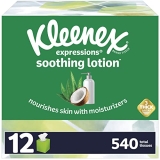 Kleenex Expressions Soothing Lotion Facial Tissues with Coconut Oil @ $11.24