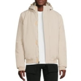 Climate Concepts Men’s Hooded Filled Jacket (Size S-L in Khaki) @ $8.41