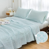 Floral Printed Queen Size Bed Sheet Set 4PC @ $13.49
