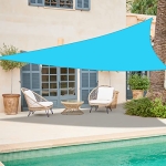 Sun Shade Sail Triangle 10′ x10′ x10′ Sail Shades Canopy UV Block for Patio Garden Backyard @ $14.49