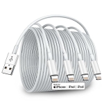 4-Pack[Apple MFi Certified] iPhone Charger Cord 6ft Long @ $3.99