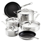 Hestan – ProBond Collection – Professional Clad Stainless Steel TITUM Nonstick Cookware Set @ $709.07