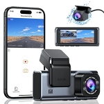 Dash Cam Front and Rear 4K+1080P WiFi Dashcams Dash Camera for Cars @ $65.99