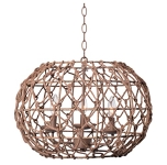 Kenroy Home 92072TN Torus Rustic Woven Pendant Light Fixture @ $80.70