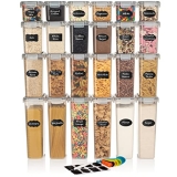 ClearSpace Airtight Food Storage Containers – 24 Pack BPA Free Kitchen Organization Set for Pantry Organization and Storage @ $38.99