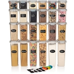 ClearSpace Airtight Food Storage Containers – 24 Pack BPA Free Kitchen Organization Set for Pantry Organization and Storage @ $38.99