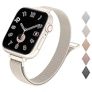 MARGE PLUS Slim Milanese Loop Compatible with Apple Watch Band for women 40mm 41mm 38mm 42mm 44mm 45mm 49mm, Stainless Steel Magnetic Mesh Strap work on iWatch Series10 9 8 7 6 5 4 3 2 1 SE @ $7.79