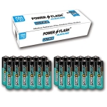 POWER FLASH 24 Count AAA Batteries @ $4.87
