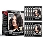 MOHOPE Black Shampoo for Grey Hair 30ml x 10Pcs | Revolutionary Instant Hair Dye | Semi Permanent Magically Only 10 Minutes Last 30 Days | Safe Natural Ingredients @ $11.99 ($11.99 / Fl Oz)