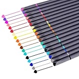 iBayam Journal Planner Pens Colored Pens Fine Point Markers Fine Tip Drawing Pens Fineliner Pen for Journaling Writing Note Taking Calendar Coloring Art Office Back to School Supplies, 18-Pack @ $7.59