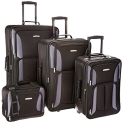 Rockland Journey Softside Upright Luggage Set @ $102.00