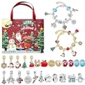 Advent Calendar Girls, Advent Calendar 2023,24 Days Christmas Countdown Calendar Jewelry Gifts,DIY Christmas Bracelet Making Kit for Kids Adult @ $8.00