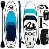 Roc Inflatable Stand Up Paddle Boards with Premium SUP Paddle Board Accessories, Wide Stable Design, Non-Slip Comfort Deck for Youth & Adults… (Royal) @ $249.95