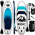 Roc Inflatable Stand Up Paddle Boards with Premium SUP Paddle Board Accessories, Wide Stable Design, Non-Slip Comfort Deck for Youth & Adults… (Royal) @ $249.95