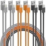iPhone Charger Lightning Cable [Apple MFi Certified] Long Nylon Braided USB Fast Charging Phone Charger Cord for iPhone 14 Pro/13 mini/13/12/11 Pro MAX/XR/XS/8/7/Plus/6S/SE/iPad @ $3.49