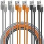 iPhone Charger Lightning Cable [Apple MFi Certified] Long Nylon Braided USB Fast Charging Phone Charger Cord for iPhone 14 Pro/13 mini/13/12/11 Pro MAX/XR/XS/8/7/Plus/6S/SE/iPad @ $3.49