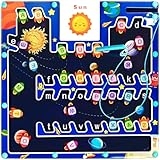FICCURYS Magnetic Alphabet Maze Board Letter Puzzle Rockets,Fine Motor Skills Toys for Toddler 3+ Year Old,Montessori Sensory Toys for Girls Boys,Learning Educational Toys @ $11.96
