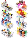 Utopia Home Pantry Organizer – Set of 8 Refrigerator Organizer Bins – Fridge Organizer for Freezers @ $16.99