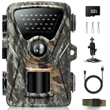 Trail Camera Hunting Camera Game – 1520P 28MP Trail Camera with Night Vision Motion Activated Waterproof IP66 Trail Cam 0.2s Trigger Time with 850nm Deer Game Cameras and 2” LCD Wildlife Camera @ $34.99