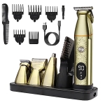 PAISHENKEJI Hair Clipper Beard Trimmer for Men – Electric Professional Barber Hair Cutting Set with Foil Shaver Head @ $9.87
