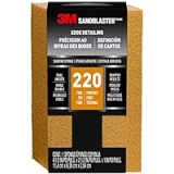 220 Grit 3M Sandblaster Dual Angle Sanding Sponge (Gold) @ $4.00