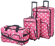 Rockland Vara Softside 3-Piece Upright Luggage Set @ $65.50