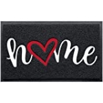 StepLively Door Mat Home Welcome Mats Outdoor and Indoor, Heavy-Duty Low-Profile Non-Slip Durable Front Welcome Mat Doormat for Home Entrance, Outside Entry, Yard, Floor, Patio (30”x17.5”, Black) @ $9.99