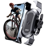 joyroom Bike Phone Mount, Motorcycle Phone Mount, Secure Lock & Bicycle Cell Phone Holder for Mountain Bike Handlebar, Compatible with Most 4-6.5 inch Smartphone